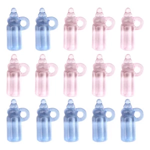 48 Pcs Acrylic Baby Bottle Decoration Newborn Shower Favors Mini Party - Picture 1 of 12