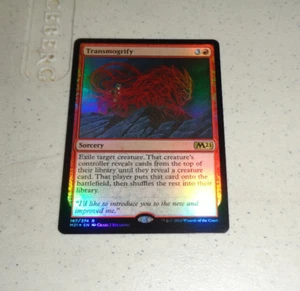 ~1x Transmogrify FOIL x1 ~NM~ Core 2021 M21 Magic the Gathering MTG~ - Picture 1 of 1