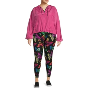 Leggings stampati rialzati No Boundaries Juniors taglia taglie forti, confezione da 2, 2X (19-21) - Foto 1 di 5