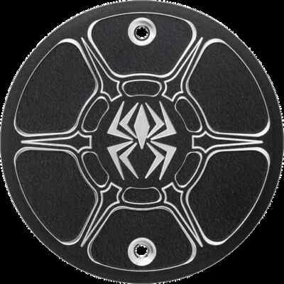 Cubierta Derby negra arruga aluminio Rekluse Billet Indian Scout 15-23 Foto 1 de 4