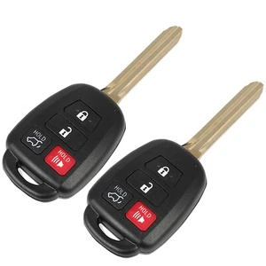 2x Remote Car Key Fob For Toyota Camry 2012-2017 HYQ12BDM - Picture 1 of 11