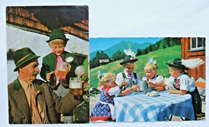 Postcard - GERMAN TRADITIONAL COSTUME (2) Kinder Party - Children - (PPL2-17) - Picture 1 of 4