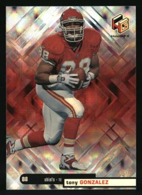 Tony Gonzalez 1999 Upper Deck HoloGrFX #28 FOOTBALL Card - Image 1 of 2