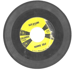 Ronnie Self Bop A Lena I Aint Goin Nowhere 45 RPM Columbia Vinyl 7 Inch Record - Picture 1 of 5