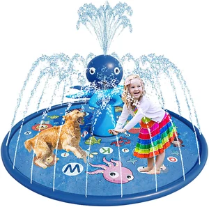 Juguetes acuáticos inflables de verano de 67", piscina infantil para vadear, piscina para bebés, juegos al aire libre - Imagen 1 de 12