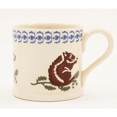 BRIXTON POTTERY NEW HANDMADE 250ml POTTERY MUG - Squirrel - Image 1 of 1