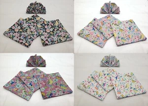 Birds & Butterflies in Blooms Cloth Napkins (4 Colors Available) - Picture 1 of 5
