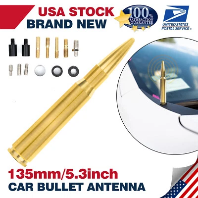Golden Bullet Antenna Radio Kit & Adapt Screws For Chevrolet Silverado 2500 - Imagem 1 de 4