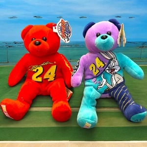 Vintage NASCAR Jeff Gordon Speed Bear Duo Special Edition Looney Tunes New - Picture 1 of 17