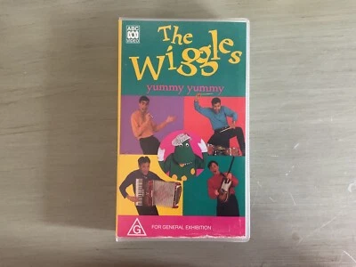The Wiggles: Yummy Yummy, 1994 VHS AUS PAL R4, VERY RARE, Out of Print - Image 1 of 4