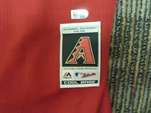 AUTHENTIC TEAM ISSUED SEWN ARIZONA DIAMONDBACKS MAJESTIC COOL BASE MLB JERSEY 56 - Picture 1 of 7