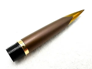 c1978 PARKER 50 FALCON SATIN BROWN INTEGRATED FOUNTAIN PEN NIB SECTION PART FINE - Picture 1 of 5