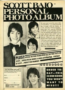 1978 Scott Baio persönliches Fotoalbum tolle alte DRUCKANZEIGE tolles Fan Geschenk (3555) - Bild 1 von 1