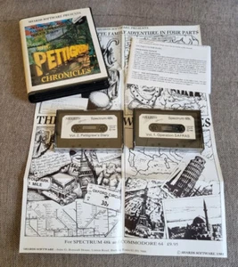 Juego Sinclair ZX Spectrum The Pettigrew Chronicles en caja con manual + póster - Imagen 1 de 9