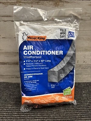 New 1-1/4 In. X 1-1/4 In. X 42 In. Grey Air Conditioner Weatherseal - Image 1 of 4