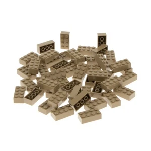 50x Lego Construcción Piedra 2x4x1 Beige Oscuro Basic 4497066 3556 15589 54534 72841 3001 - Imagen 1 de 1