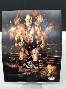 Kurt Angle Signed 8x10 Photo PSA COA WWE Wrestling Autograph - Picture 1 of 1