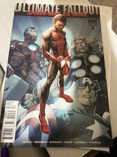 ULTIMATE FALLOUT 4,  BAGLEY VARIANT 1ST MILES MORALES APP MYLAR RANGING GRADE