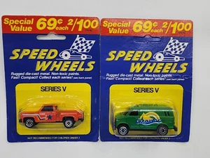Vintage Speed Wheels Series V Pickup Truck & Van 1/64 Die-Cast Set of 2 - Picture 1 of 7