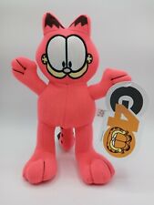 Garfield & Odie Plush Fluorescent Pink Orange Toy Factory Cat Stuffed Doll 9