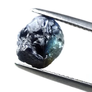 Impresionante zafiro verde azulado natural sin calentar de 3,14 quilates certificado australiano áspero 9,5 x 8 mm - Imagen 1 de 8