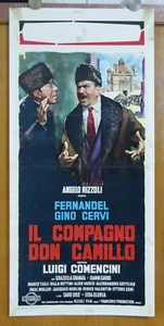 locandina film IL COMPAGNO DON CAMILLO Fernandel Gino Cervi 1961 - Picture 1 of 2