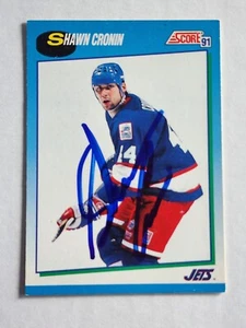 1991-92 Score SHAWN CRONIN Signed Card #423 - Bild 1 von 2