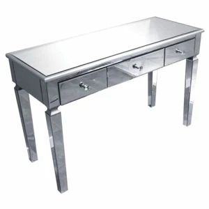 Casa Padrino Consola de Lujo con 3 Cajones 120 cm Mesa Consola Espejada - Imagen 1 de 2