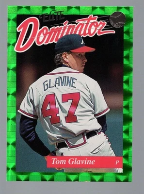 Tom Glavine 1993 Donruss Elite #14 Dominator 4418/5000 — 第 1/2 张图片