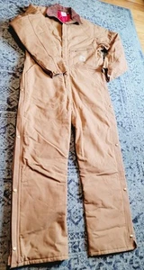 Carhartt gesteppter gefütterter schwerer Entenbraun Overall X01 Herren Größe 44 Tall neu ohne Etikett - Bild 1 von 20