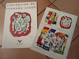 CENTENARY EXHIBITION CATALOGUE OF FERNAND LEGER.PARIS 1981/GALERIE FELIX VERCEL - Picture 1 of 15