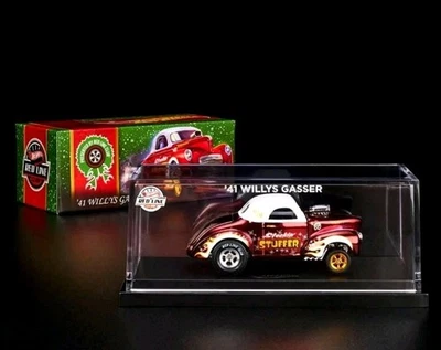 Hot Wheels RLC 1941 Willys Gasser 2022 Coche de Vacaciones Navidad Nuevo Precintado  Foto 1 de 4