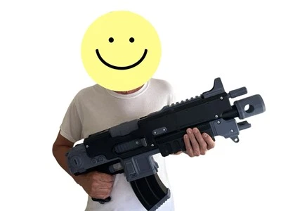 Rifle espacial Space Marine MK2 utilería de exhibición/cosplay Foto 1 de 4