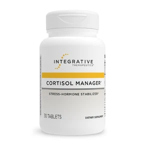 - Cortisol Manager - Supplement with Ashwagandha and L-Theanine - Supports Re... - Picture 1 of 8