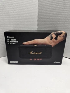 Marshall Emberton II Bluetooth Portable Speaker Black Brass Brand New Sealed - Picture 1 of 9