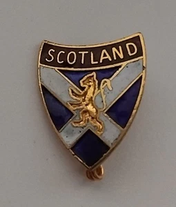 Schottland "Tasse" seltenes 60er Jahre Emaille Abzeichen - Bild 1 von 3