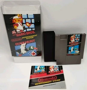 Super Mario Bros./Duck Hunt (NES, 1985) *VGC w/ Manual* Tested* READ* FREE SHIP! - Picture 1 of 24