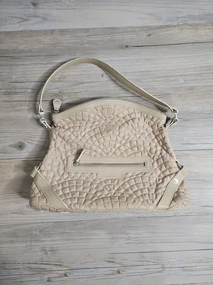 MINI BOLSO DE MANO Y BOLSAS CON CREMALLERA VERA BRADLEY DE CUERO ACOLCHADO TOPO Imán Foto 1 de 4