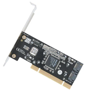 2-Channel Array Card PCI SATA 150MB/s SIL3112 Controller Card for WINS 2000/XPzu - Afbeelding 1 van 18
