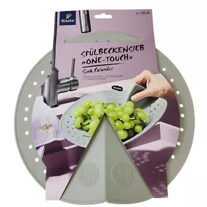 Tchibo Spülbeckensieb One Touch 2-in-1 Sieb Spülbeckenmatte Silikon 30cm - Bild 1 von 5