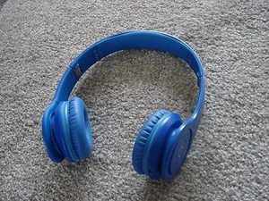 Very Nice Beats by Dr. Dre Solo HD Wired Headband Headphones - Blue - Picture 1 of 1