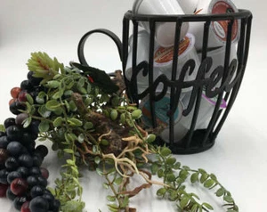 Taza de café negra de hierro forjado - Portavasos Keurig K - Hecha en Amish - Imagen 1 de 5