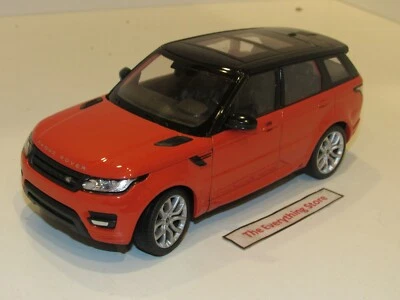 WELLY RANGE ROVER SPORT SUV ORANGE METALLIC 1:24 PREOWNED NO BOX FREE SHIP  - Image 1 of 4