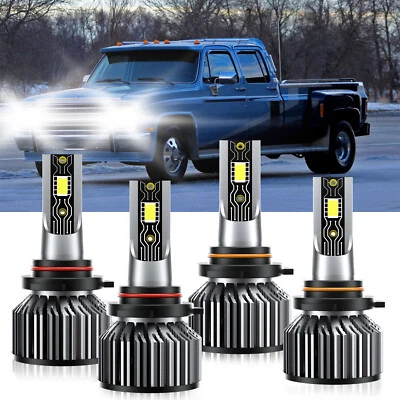 For GMC C3500HD 2001-2002 LED Headlight Bulb High Low Beam Super Bright White - Image 1 of 4