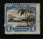 Cook Islands 1932 4D Port Of Avarua Perf 13 Sg103 Mint See Note