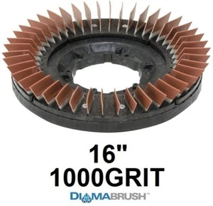 ✳️Duty Free✳️DiamaBrush Polymer 16" Tool 1000 Grit Red L-800 Clutch 911601250🔥 - Picture 1 of 4