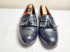 BOSTONIAN Classics Tassel Wingtip Loafer Shoes 20370 Black Leather Men’s Size 9M