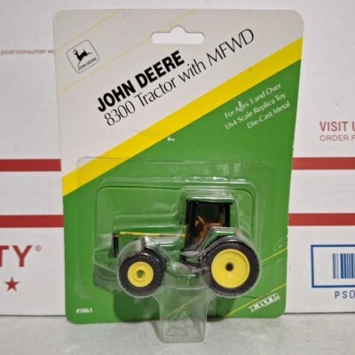 Vintage John Deere 8300 Tractor w/ MFWD Ertl 1/64 Scale Replica Toy Diecast 1999 - Image 1 of 4