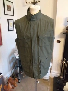 Mens MOUNTAIN LIFE Gilet Jacket Medium Military Utility Lightweight Hiking - Picture 1 of 6