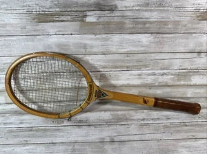 Vintage Jelinek's World Ace SIGNATURE Tennis Racquet T-319 Ideal Deco Man Cave - Picture 1 of 6